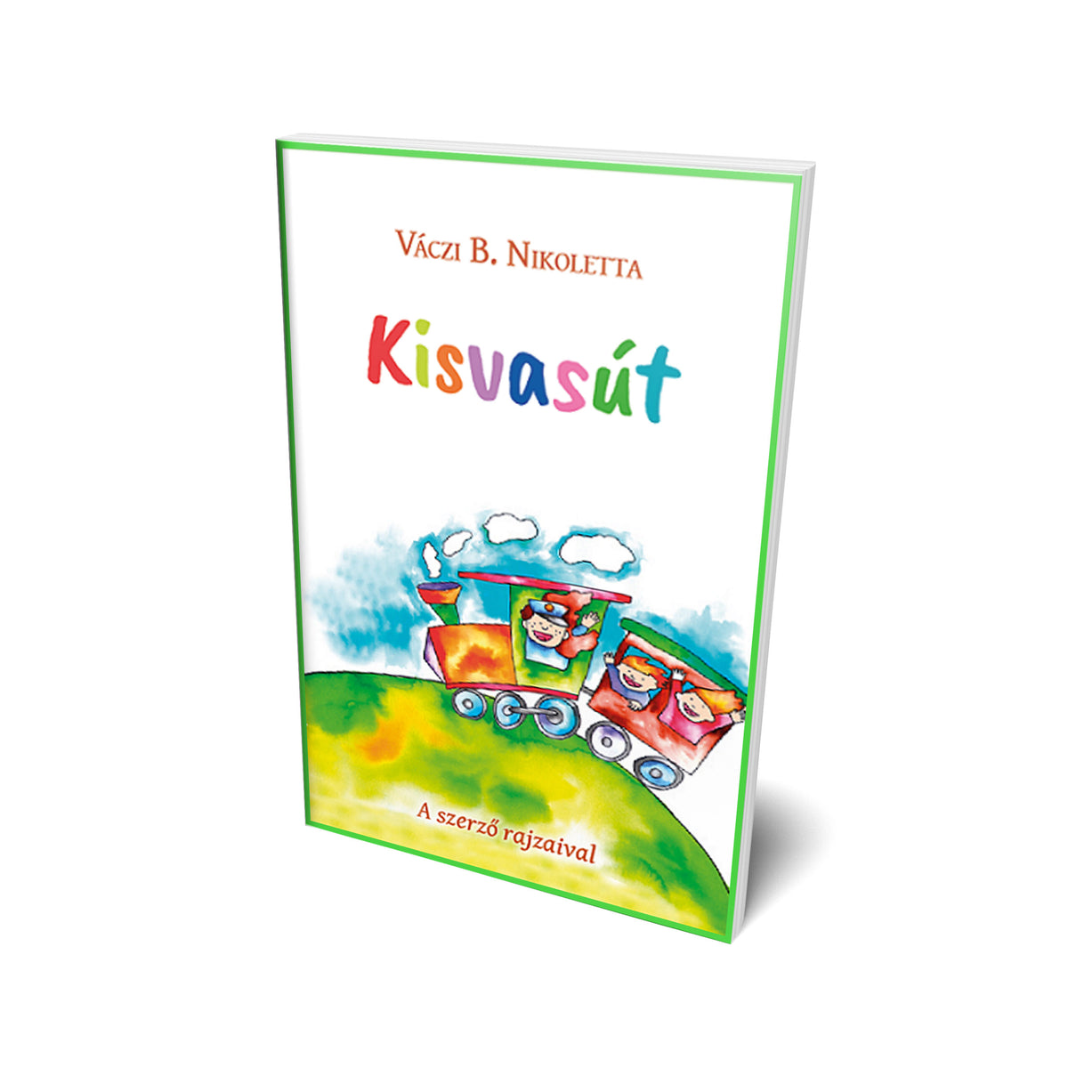 Kisvasút gyermekversek könyv borító